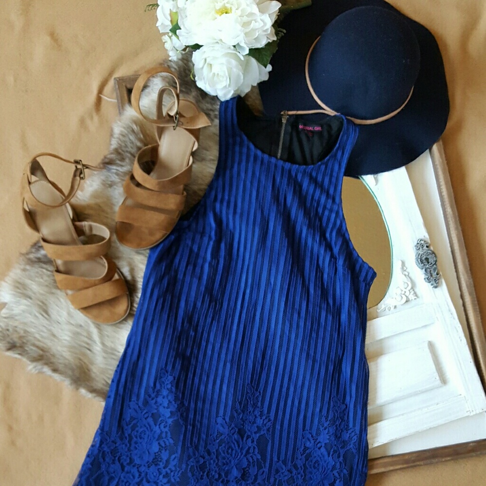 Blue dress